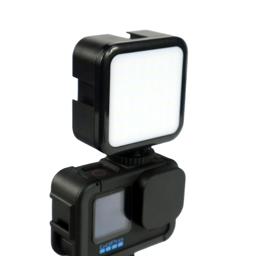 【送料無料】GoPro アクションカメラ 一眼レフカメラ　撮影用 LED照明 LED49灯ライト コンパクト カメラ 軽量 小型照明 撮影 動画_画像2