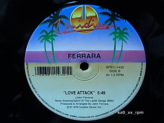★☆The Charlie Calello Orchestra / Ferrara「Sing, Sing, Sing / Love Attack」☆★_画像2