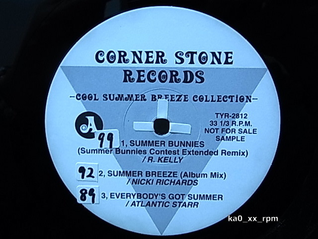 ★☆V.A.「Corner Stone Records Vol.12～Cool Summer Breeze Collection」R. Kelly, Nicki Richards, Atlantic Starr, Big L...☆★_画像2