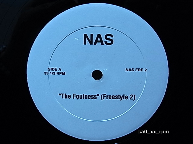 ★☆Nas「The Foulness (Freestyle 2) / The Message / Freestyle 1」☆★5点以上で送料無料!!!の画像1