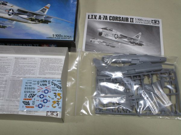 1/100 TAMIYA（タミヤ）アメリカ軍　LTV A-7AコルセアⅡ　プラモデル_画像2