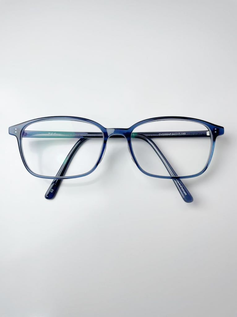 廃盤品 T.G.C. CV2205 トウキョウグラスカンパニー ウェリントン型 ブルー 眼鏡 良品_画像2