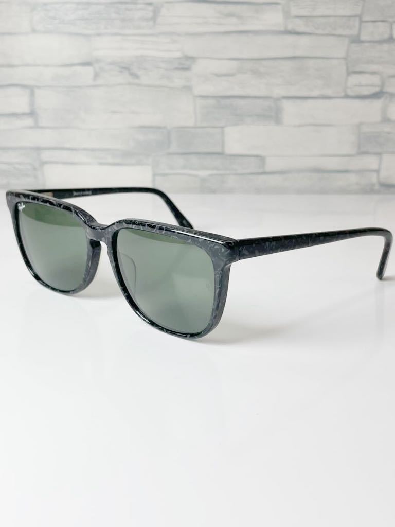 vintage RayBan TRADITIONAL CLINTON #9 レイバン ボシュロム トラディショナル ウェリントン型 ブラックマーブル サングラス 良品