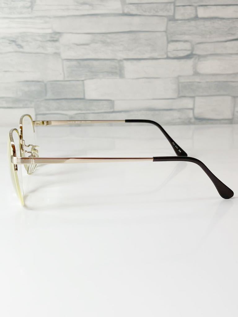 +2.25 vintage PARI MIKI RG-001 パリミキ ハーフリム ゴールド 老眼鏡 良品_画像5