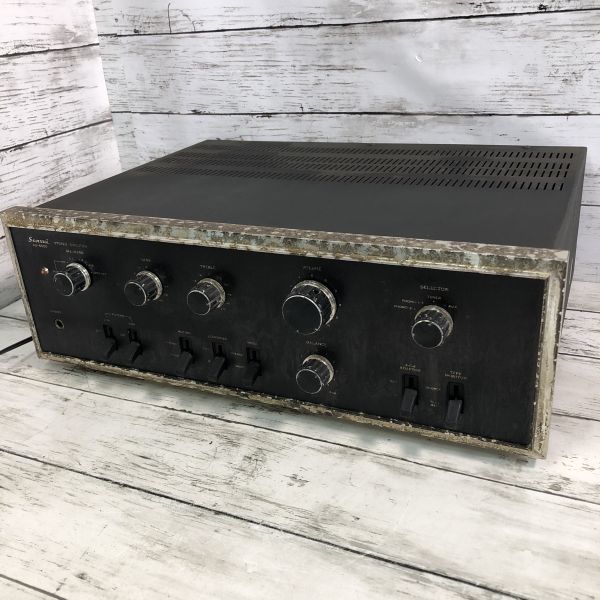 12r47 Sansui ステレオアンプ AU-6500 山水 オーディオ サンスイ 音響機器 音楽 再生機器 1000~_画像1