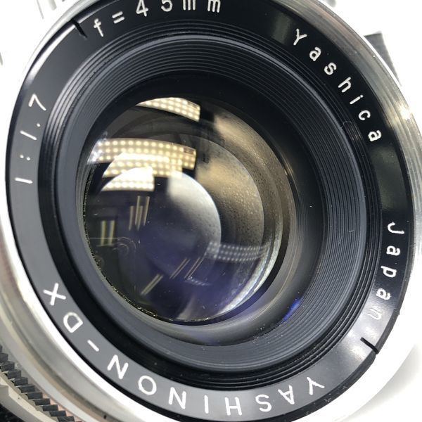 6w33 YASHICA ELECTRO35 動作確認済み 45mm 1:1.7 フィルムカメラ ヤシカ エレクトロ レンジファインダー カメラ レンズ 写真 撮影 1000~_画像2