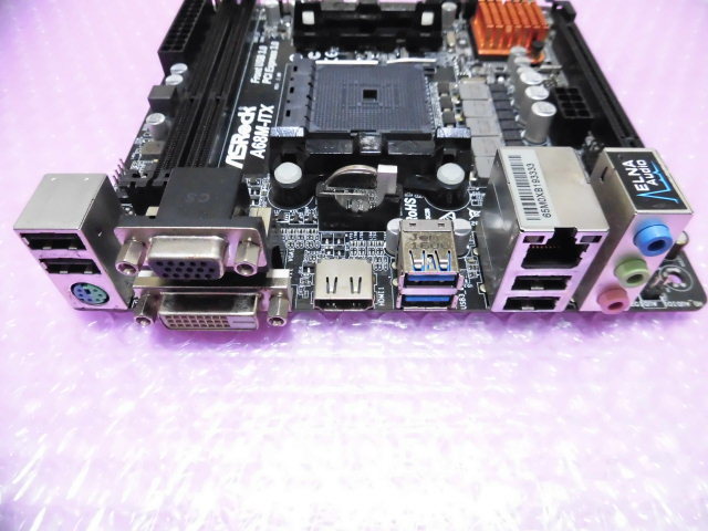 ASROCK A68M-ITX R2.0 (AMD A68H) SocketFM2+ Mini-ITX ★中古正常品★_画像3