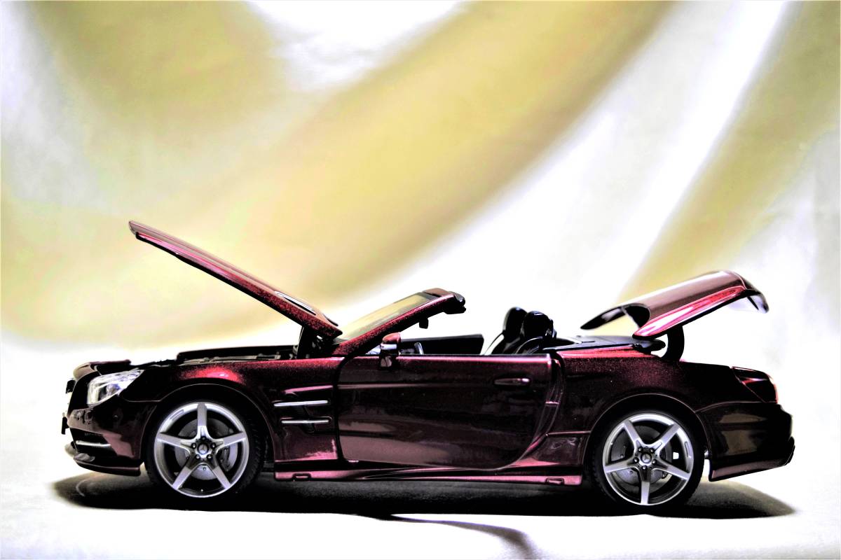 新品マイスト1/18【Maisto】■Mercedes Benz SL 500 Convertible■ミニカー/ランボル/BMW/ポルシェ/フェラーリ/アウディ/メルセデス/京商_画像9