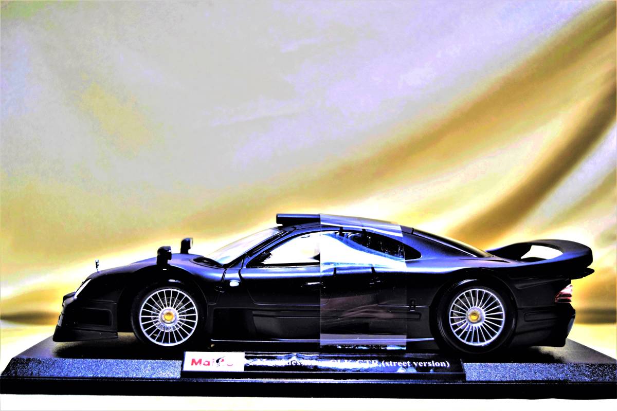 新品マイスト1/18【Maisto】■Mercedes Bentz CLK GTR希少■ミニカー/BMW/フェラーリ/アウディ/ランボルギーニ/ポルシェ/オートアート/京商_画像2