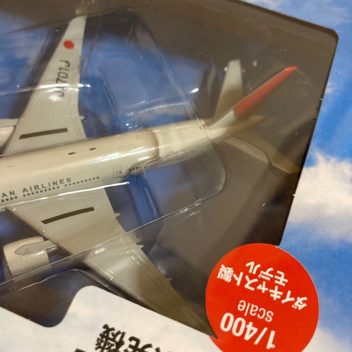 * new goods *# der Goss tea niJAL passenger plane collection NO.16 1/400 B777-200ER[ unopened goods ]# Japan Air Lines 
