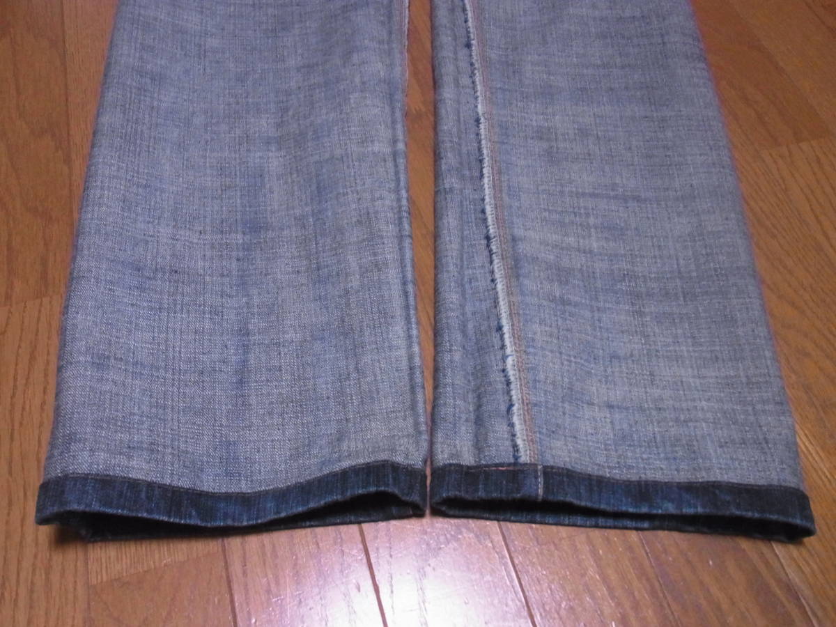 241-12/SUGAR CANE/シュガーケーン/SC40501/江戸藍/EDO AI DENIM/14oz/砂糖黍/デニムパンツ/ジーンズ/W36_画像9