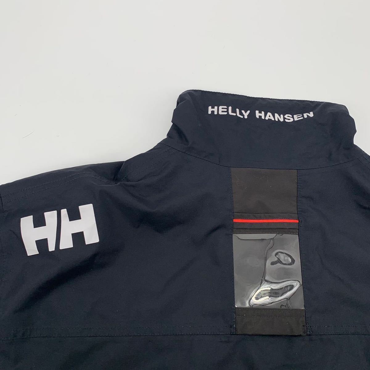 美品 HELLY HANSEN ヘリーハンセン ナイロンジャケット ロゴ ブラック XXL_画像4