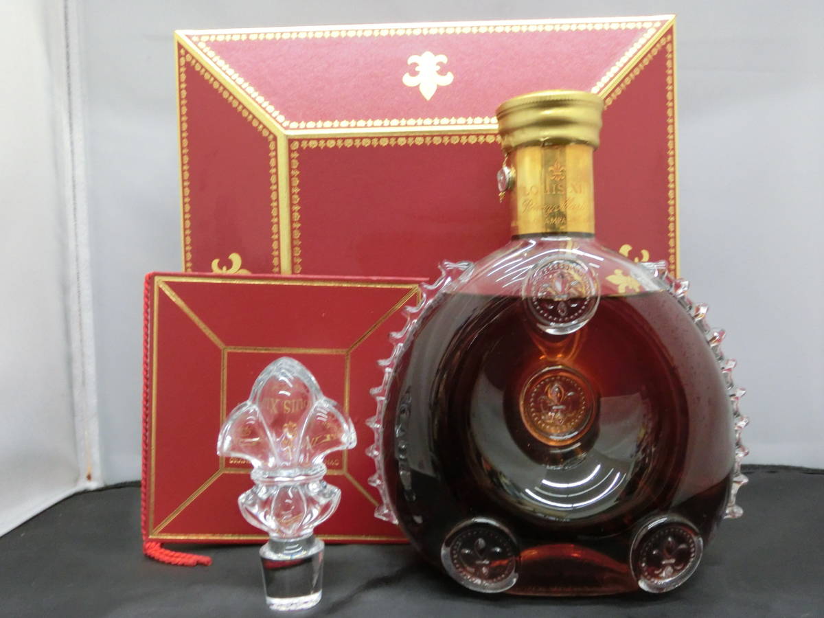 １円～★未開栓】REMY MARTIN レミーマルタン ルイ13世 バカラボトル ブランデー 700ml 40% 四角形箱/替栓/冊子付 _画像1