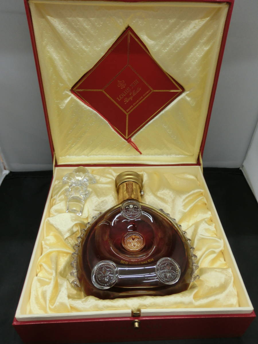 １円～★未開栓】REMY MARTIN レミーマルタン ルイ13世 バカラボトル ブランデー 700ml 40% 四角形箱/替栓/冊子付 _画像7