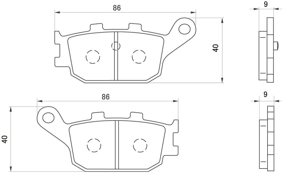 DAYTONA 　ゴールデンパッド カイ　97123　フォルツァ　ブレーキパッド　デイトナ⑨_画像5