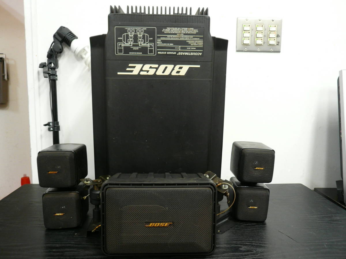 SS80 ボーズ BOSE ACOUSTIMASS SPEAKER SYSTEM スピーカーシステム 501Z キューブスピーカー 101SDVM ジャンク品 BARRR オーディオまとめ_画像1