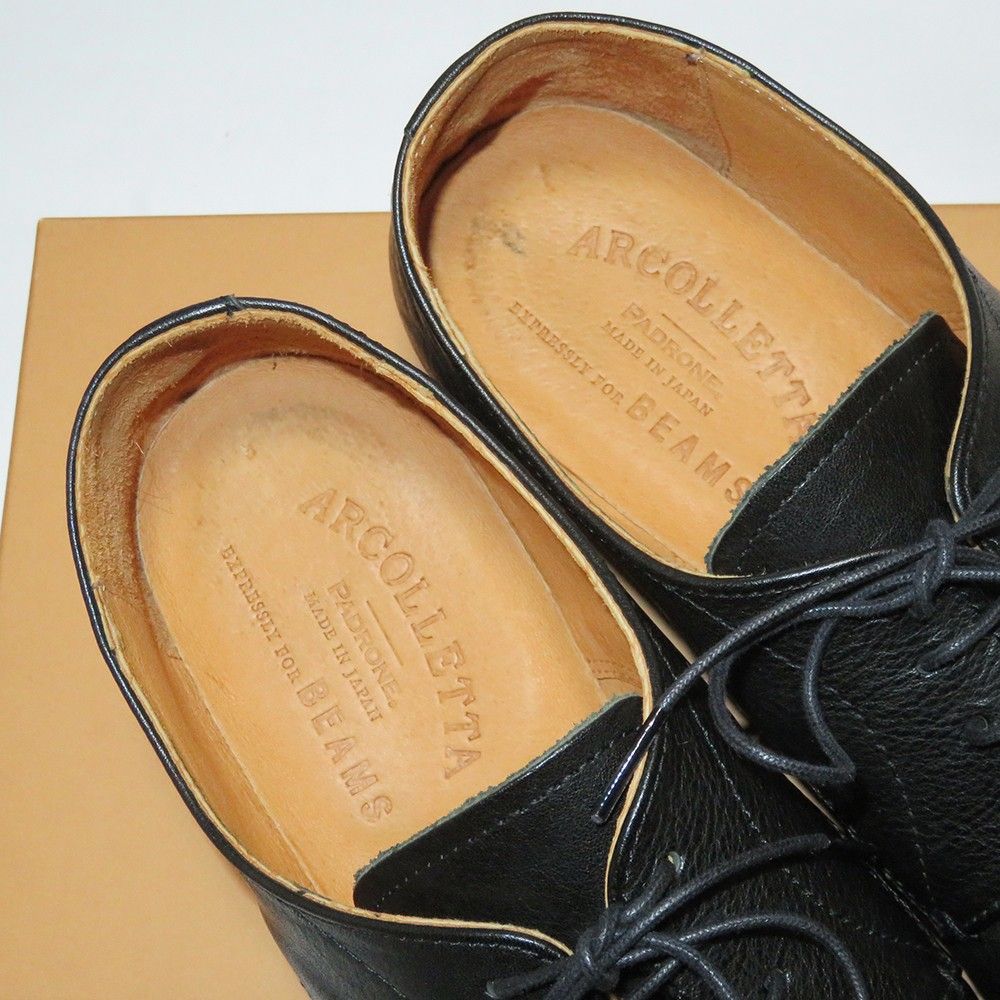 PADRONE×BEAMS別注 バレエシューズ 41 美品 定価20900円 レザー PADRONE×BEAMS別注 バレエシューズ 41 美品 定価20900円 レザー