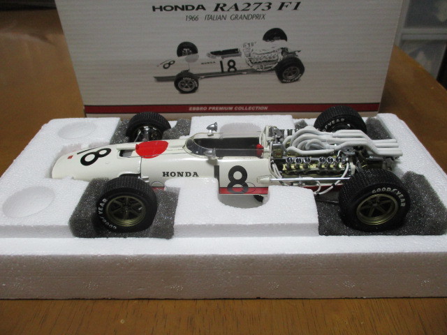 エブロ　1/20　 「　ホンダ　RA273　F1　」　　1966ｙ　　イタリアGP　　#18　・送料 600円（特定記録郵便）　商品説明カード付_画像3