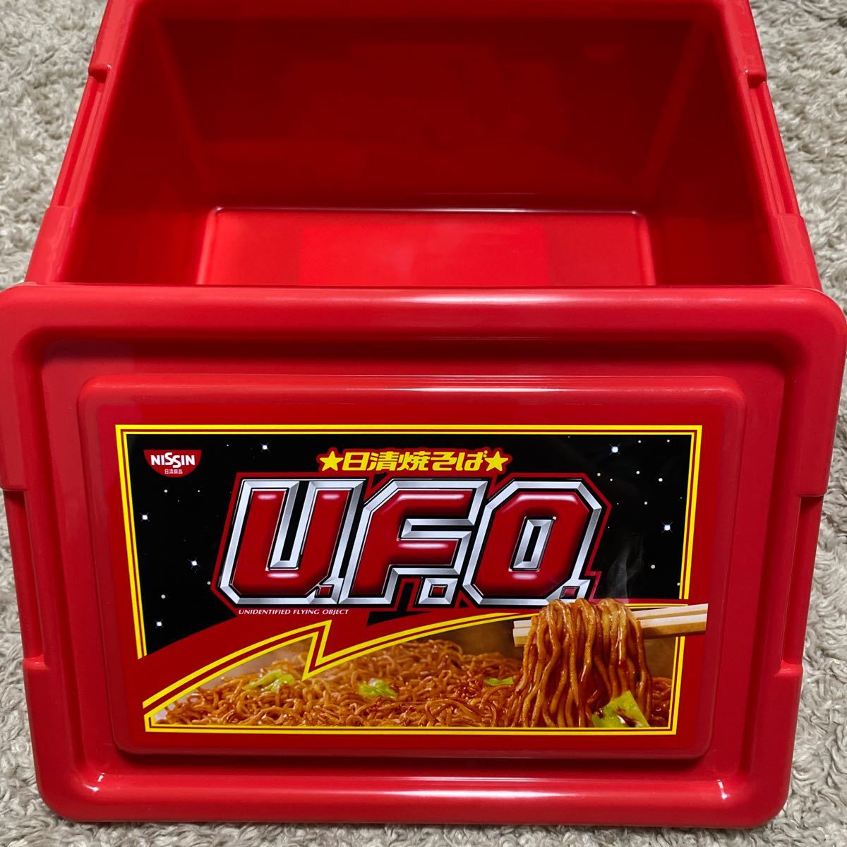 日清　焼きそば　UFO　お菓子　コンテナ　BOX コンテナのみ 送料510円〜_画像1