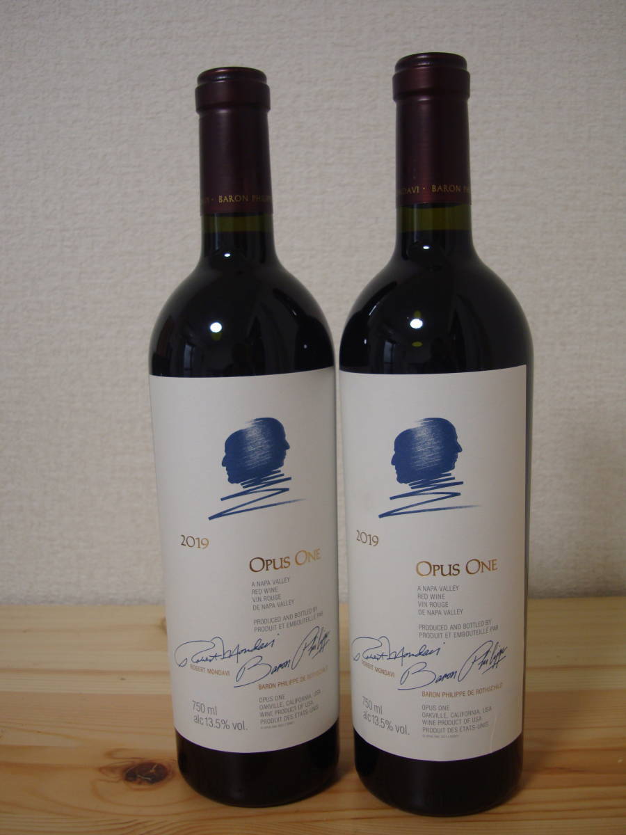 ワイン 赤 アメリカ OPUS ONE（オーパスワン）2019 13.5％ 750ml 2本（８８）_画像5