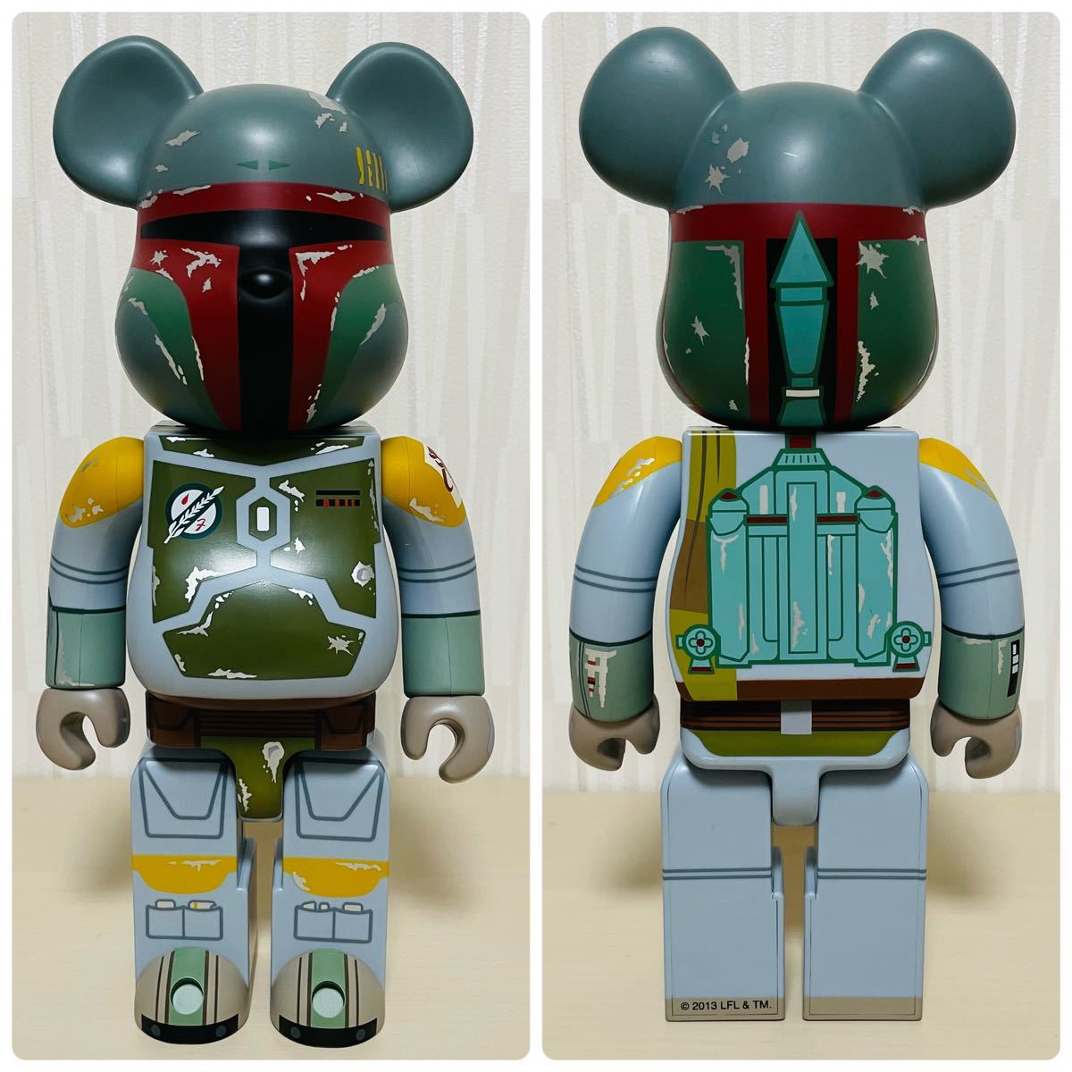 ベアブリック BE@RBRICK メディコムトイ MEDICOM TOY Sttusy スターウォーズ STAR WARS BOBA FETT 400%_画像2