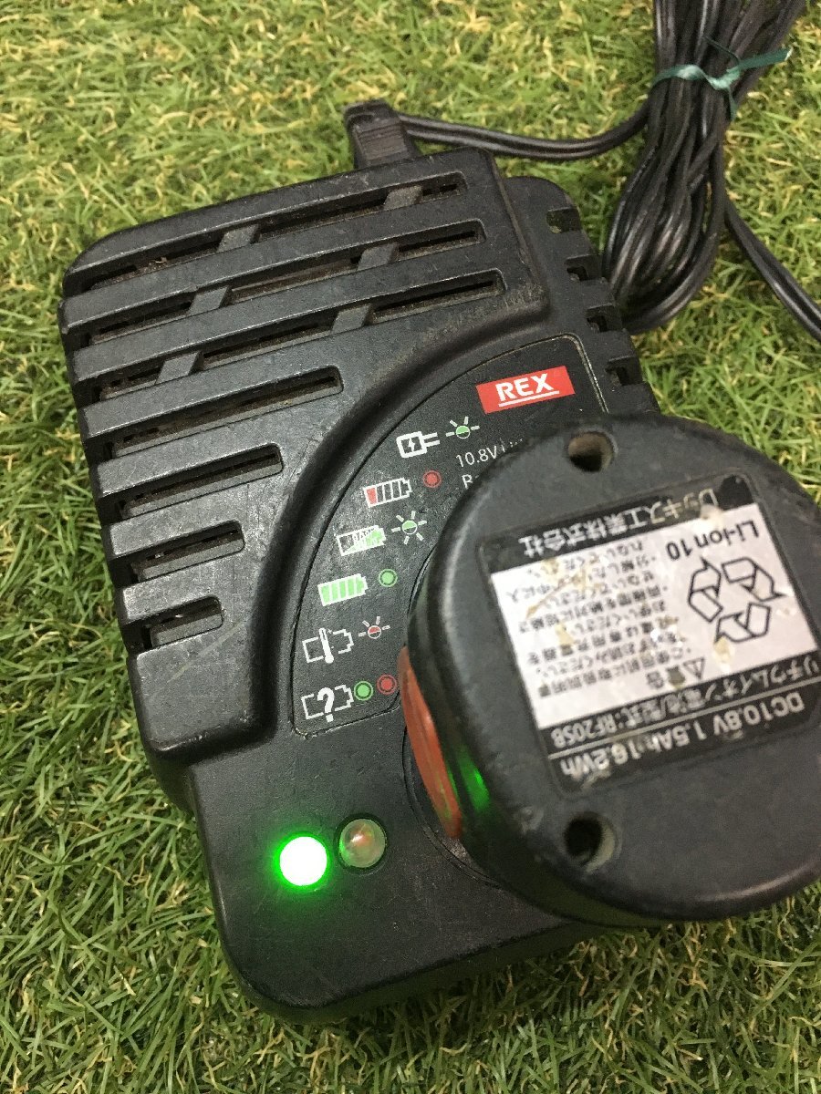 【中古品】REX(レッキス) 10.8vコードレスフレア(本体、充電器、バッテリー1個、クランプ2個) RF20S　/　ITL3E2CCQK6G_画像8