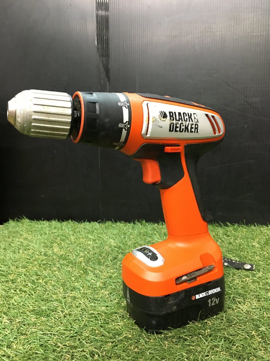 【ジャンク品】BLACK&DECKER 12Vコードレス振動ドリルドライバーZ-SX3500 / ITZ7F7YGHW2I　Y33_画像2