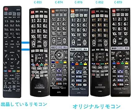 AULCMEETテレビ用リモコン fit for HITACHI 日立C-RT7 C-RS4 C-RT1 C-RP2 C-RP_画像3