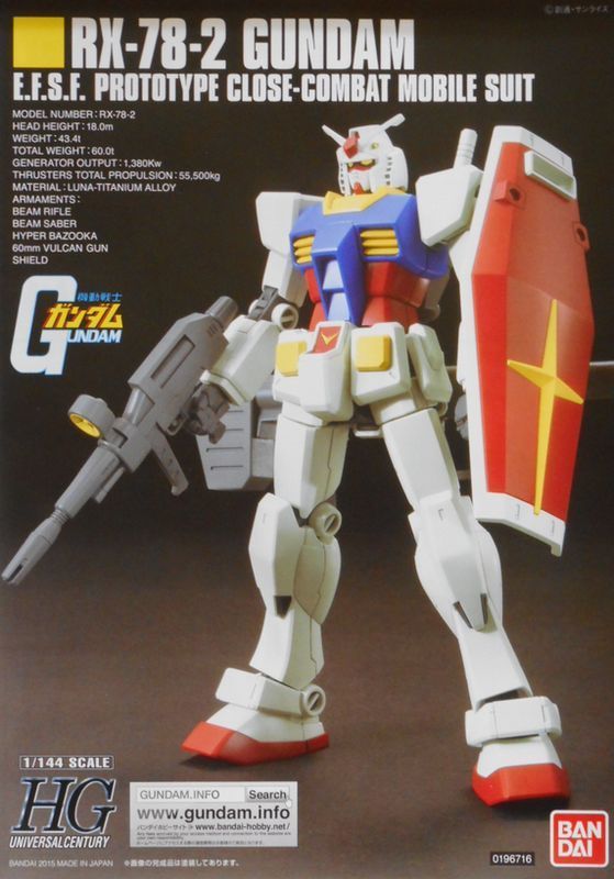 ガンダム ★ HGUC191 1/144 RX-78-2 ガンダム_画像2