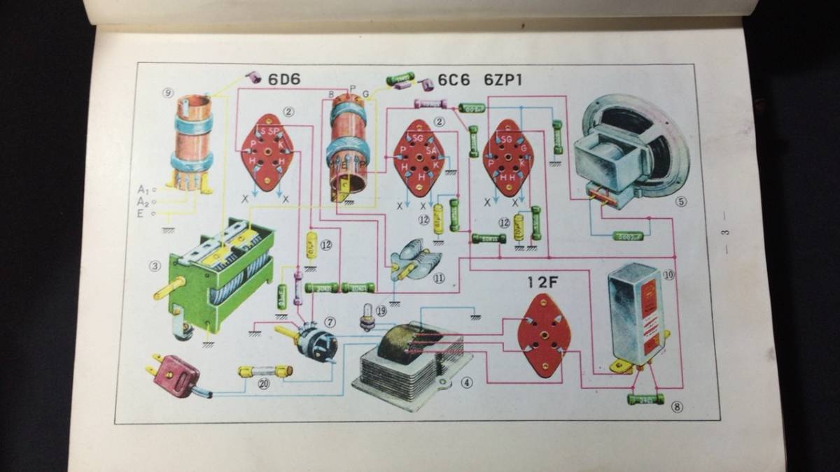 D『新版 初歩のラジオハンドブック』●杉本哲編●山海堂●昭和33年発行●全394P●検)真空管受信機トランジスター工作部品組立図_画像3