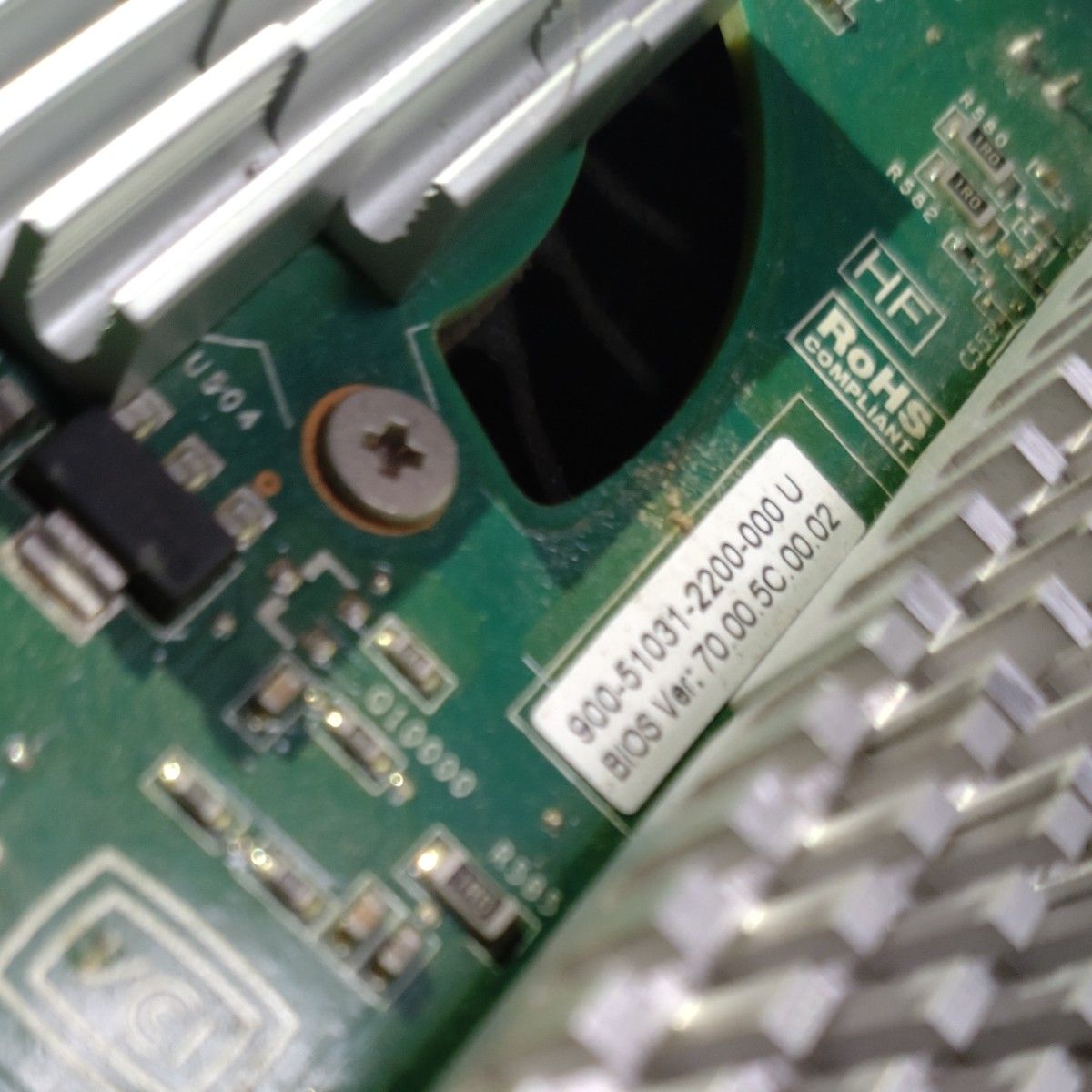 NVIDIA Quadro 4000 PCI-Express x16対応 ヒートシンク追加