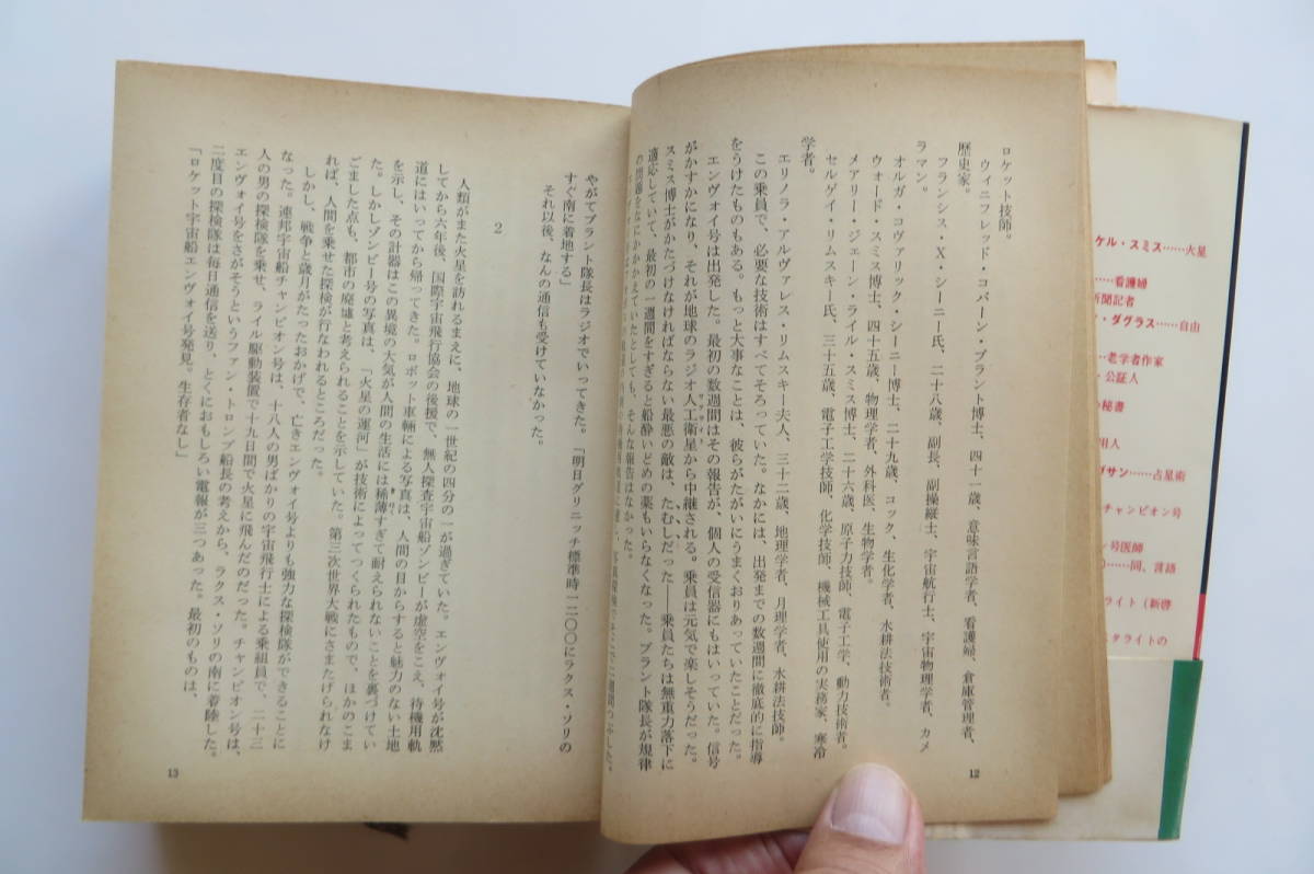 8860 異星の客　Ｒ・Ａ・ハインライン作　創元推理文庫ＳＦ　1969年初版 帯カバーに貼付・破れ有_画像6