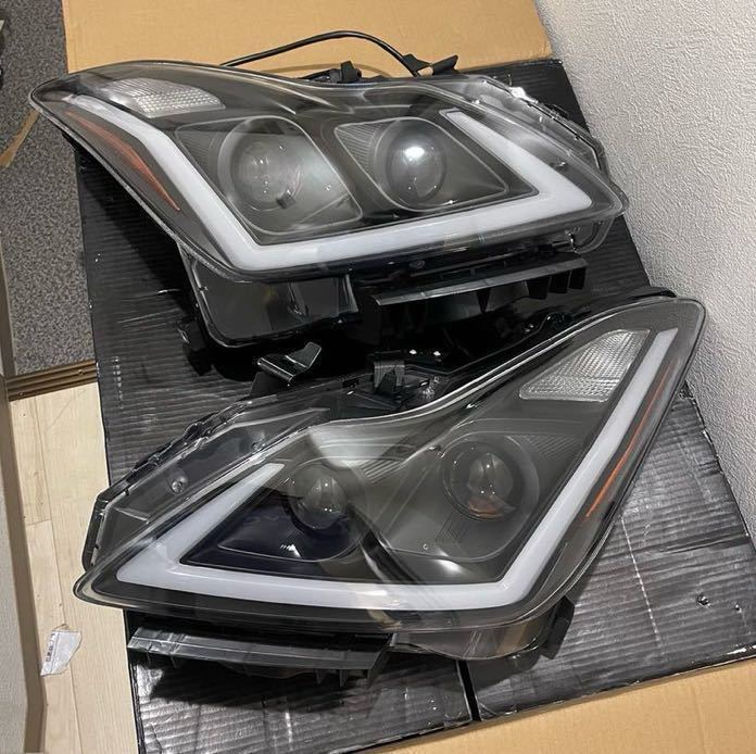 2008-2013 インフィニティ G37 2014-2015 Q60 ヘッドライト LED infinity skyline スカイライン コンバーチブル 新品 左右 v36 nissan