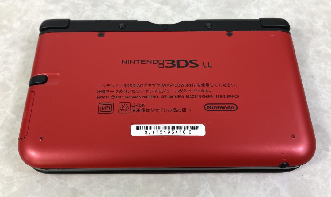 美品☆NINTENDO ニンテンドー 3DS LL レッド × ブラック_画像5