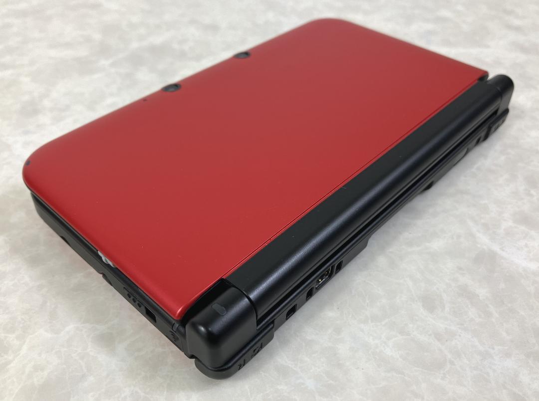 美品☆NINTENDO ニンテンドー 3DS LL レッド × ブラック_画像3