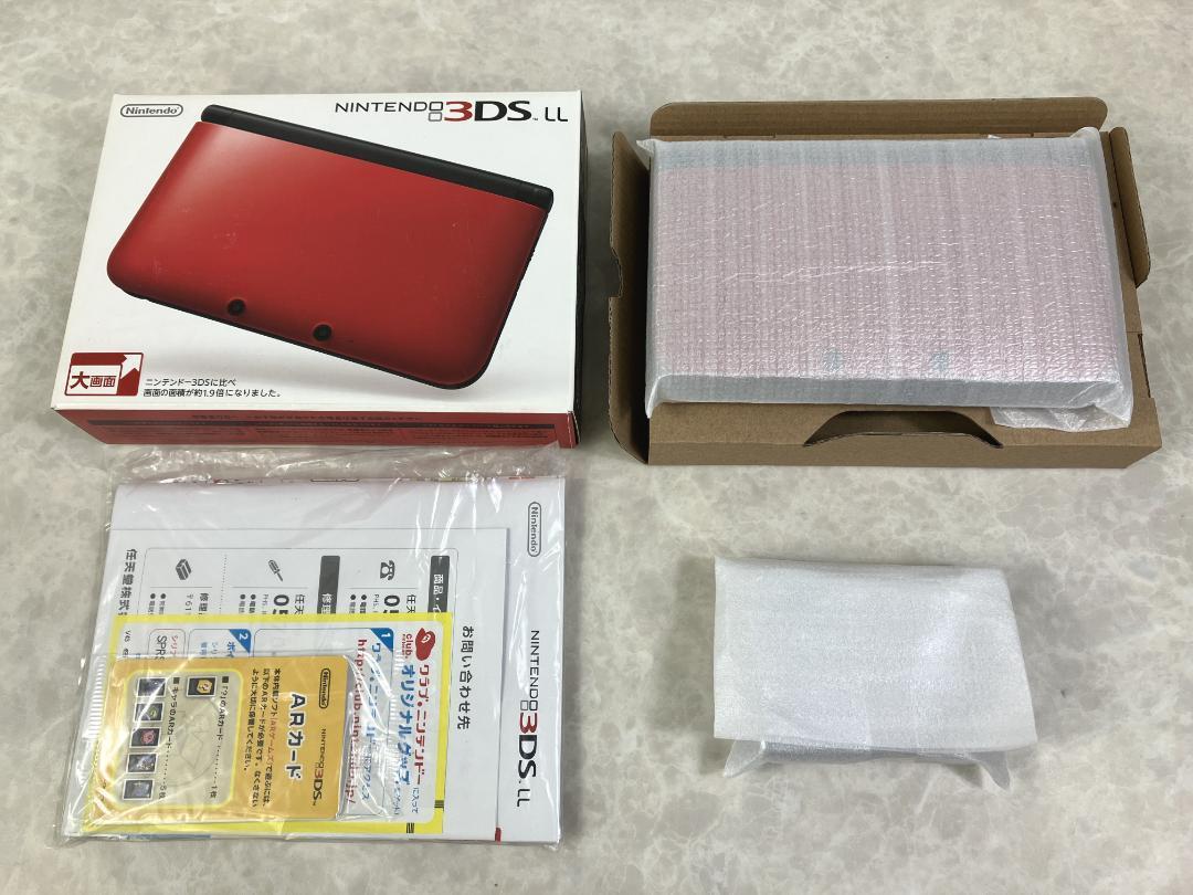 美品☆NINTENDO ニンテンドー 3DS LL レッド × ブラック_画像9