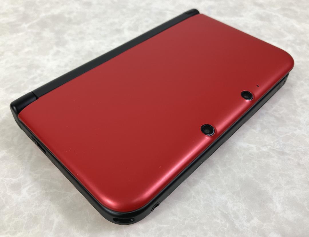 美品☆NINTENDO ニンテンドー 3DS LL レッド × ブラック_画像2