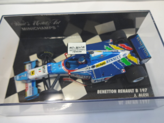 1/43 ミニカー BENETTON RENAULT.B 197 J.ALESI GP.JAPAN 1997 ベネトン.ルノー ジャン.アレジ 未使用品 デッドストックの画像4