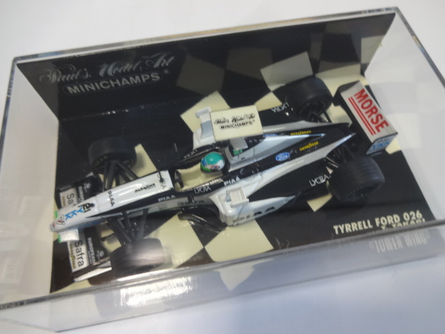 1/43 ミニカー TYRRELL FORD 026 T.TKAGI "TOWER WING" 限定2222個　ティレル 高木虎之助 未使用品 デッドストック_画像4