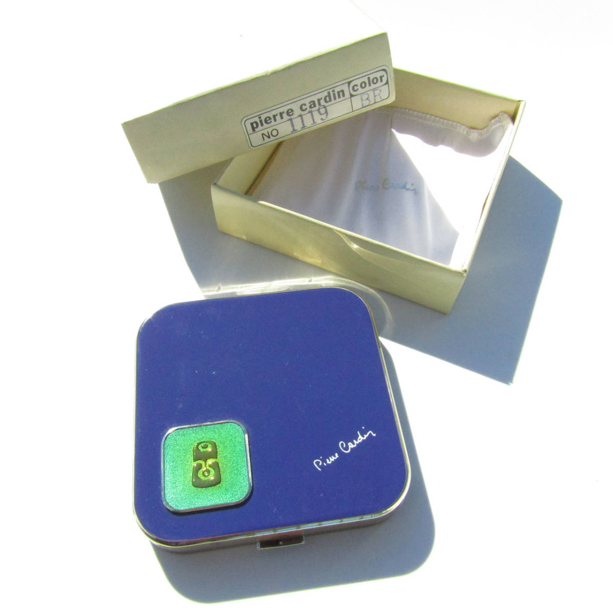 ★70s 「Pierre Cardin」 Vintage compact powder case_画像1
