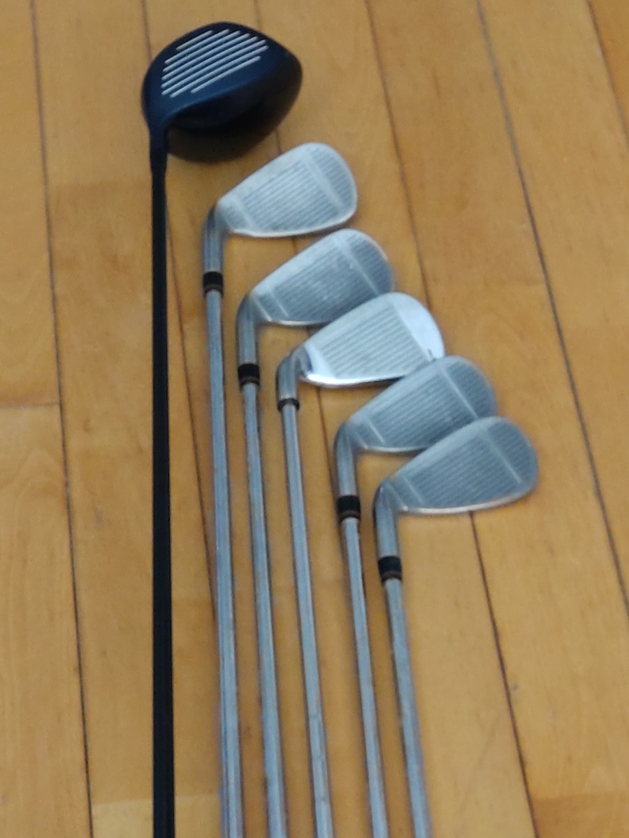 USED アイアンセット テーラーメード TaylorMade 7番アイアンのみCallaway 全てグリップ交換有ミズノプロ300ドライバーシャフトカーボンS_画像4