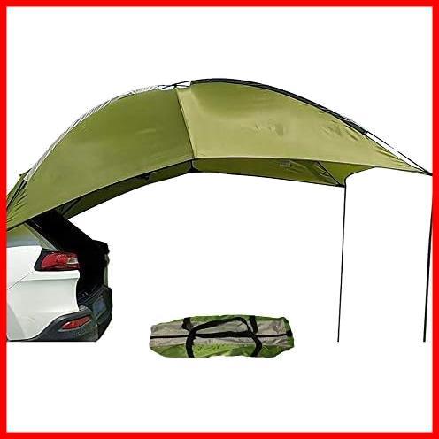 ★緑★ Kadahis タープ テント カーサイドタープ 車用 日よけカーテント 設営簡単 単体使用可能 5-8人用 キャンプ テント アウトドア 公園