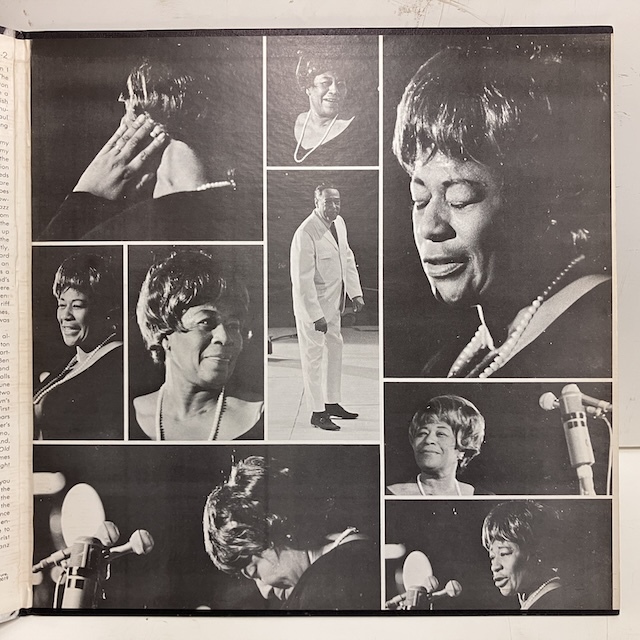 ●即決VOCAL LP Ella Fitzgerald Duke Ellington / at the Cote D'azur v-4072-2 jv6023 米盤、ミゾナシMgm黒銀T Mono _画像3