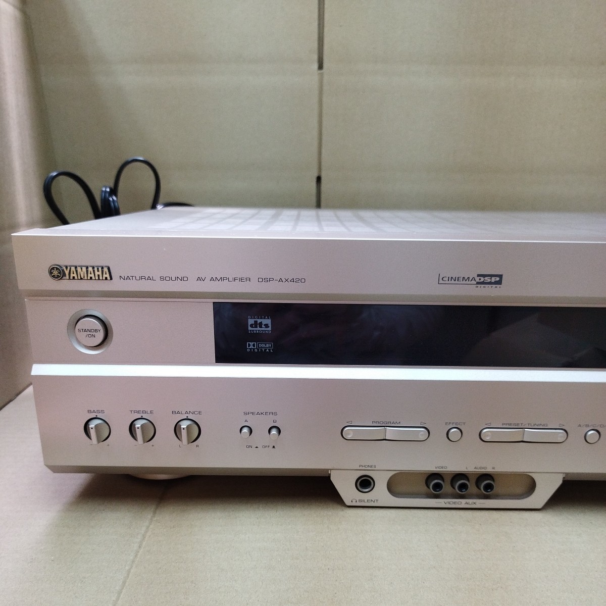 YAMAHA NATURAL SOUND AV AMPLIFIER DSP-AX420 ヤマハ AVアンプ 未確認 4_画像2