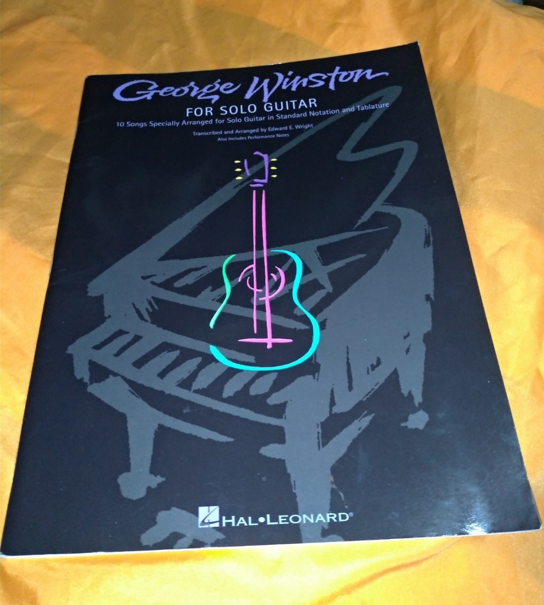 George Winston FOR SOLO GUITAR／ジョージウィンストン フォア ソロギター （ ソロギター楽譜 TAB譜 中古品 ）_画像1