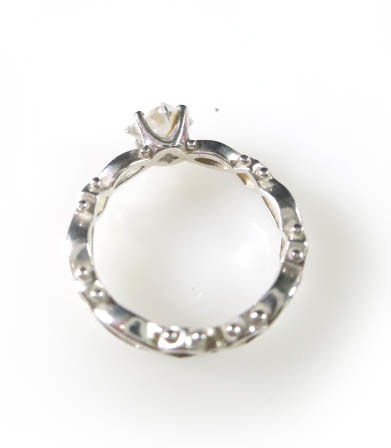 Love&Hate zirconia attaching ring / Rav and partition to Loree Rodkin [B59178]