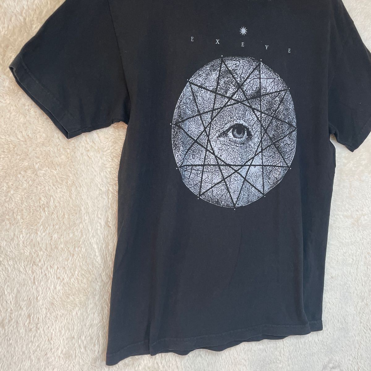 ◇ ex eye 半袖 シャツ ブラック size xl ◇ バンドT メタル 希少バンT_画像2