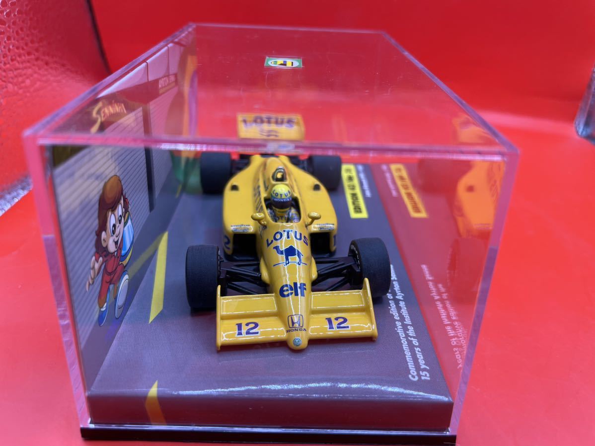【新品激レア】 ミニチャンプス PMA 1/43 限定6624台 ロータス・99T アイルトン.セナ MINICHAMPS Lotus Renault 1985 Ayrton.Senna_画像4
