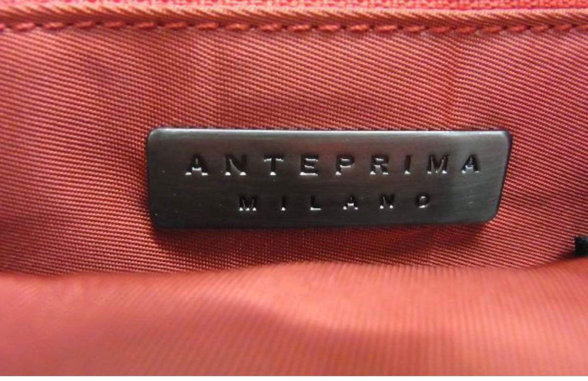 ■美品■ ANTEPRIMA アンテプリマ レザー ハンドバッグ トートバッグ レディース レッド系 BE7599