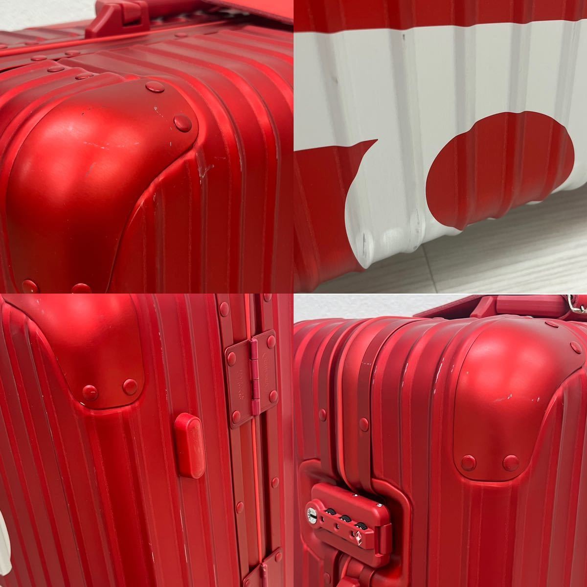 付属品有 Supreme×RIMOWA 2018春夏 シュプリーム リモワ Topas Multiwheel 45L Red スーツケース キャリーバッグ_画像4